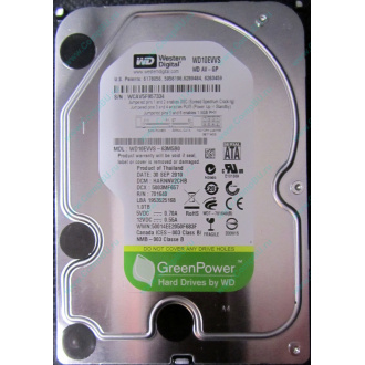 Б/У жёсткий диск 1Tb Western Digital WD10EVVS Green (WD AV-GP 1000 GB) 5400 rpm SATA (Миасс)