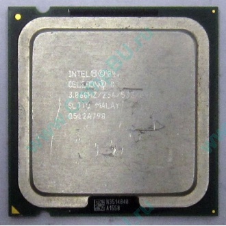 Процессор Intel Celeron D 345J (3.06GHz /256kb /533MHz) SL7TQ s.775 (Миасс)