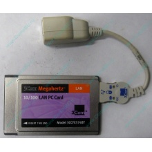 Сетевая карта для ноутбука 3COM Mehahertz 3CCFE574BT (PCMCIA) - Миасс