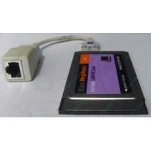 Сетевая карта для ноутбука 3COM Mehahertz 3CCFE574BT (PCMCIA) - Миасс